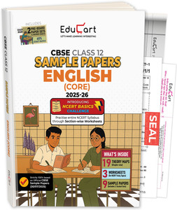 Educart CBSE Sample Paper Class 12 2025-26 – English Core (Based on latest CBSE Sample Papers Released on 30-07-25) For 2026 Board Exam