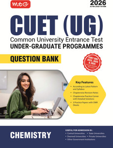 MTG NTA CUET (UG) Question Bank Chemistry For 2026 Exam | Chapter-wise ...