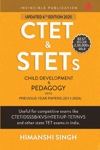 Ctet & Stets Paper 1 and Paper 2 Both  - CTET & STETs : Child Development and Pedagogy with Previous Year Papers (2011-23) | Updated 5th Edition | Himanshi Singh