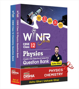 Disha Combo (set of 2 Books) WINR Series CBSE Class 12 Physics & Chemistry Chapter-wise Objective & Subjective Question Bank | New Syllabus | For 2026 Exam | Fully Solved | Competency (CFPQ)