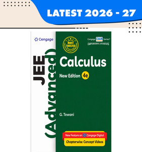 Cengage JEE Advanced Calculus by G. Tewani | New Edition 4e | Exam Crack Series | Includes Chapterwise Concept Videos on Cengage Digital | Mathematics for JEE Main & Advanced - JEE (Advanced) Calculus with 9522556828 Disc