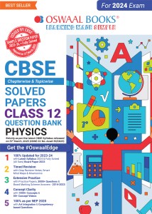CBSE Chapterwise Solved Papers 2023-2014 Physics Class 12th (2024)