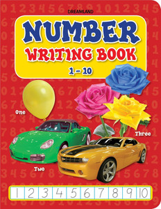Number Writing Book 1-10  - Learn Numbers And Improve Writing Skills| Writing Book For Kid | Fun Handwriting Practice, Tracing Numbers, Counting Exercises & Educational Math Skills