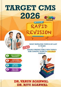 Target CMS 2026 Rapid Revision for UPSC CMS Preparation, 240 Most Repeated Topics, by Dr. Varun Agarwal and Dr. Ritu Agarwal [paperback] Dr. Varun Agarwal [Jan 01, 2026]
