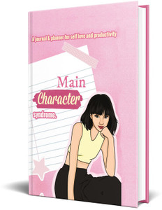 Main Character Syndrome - a Gratitude Journal & Daily Planner for Teen Girls | Self love, Productivity, Mindset, Self-Discovery, Manifestation & Motivation| Hardbound Undated A5 Journal| 200 Pages