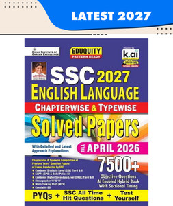 Kiran SSC English Language Chapterwise & Typewise PYQs 7500+ Questions - Image 3