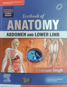 Textbook of Anatomy: Abdomen and Lower Limb Vol II by Vishram Singh, Elsevier 4th Edition 2023