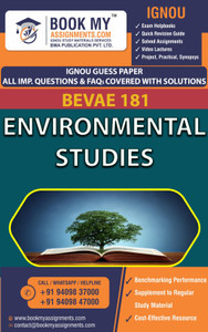 IGNOU BEVAE 181 Environmental Studies GUESS PAPER Study Material For ...