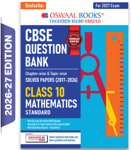 Oswaal Books CBSE Class 10 Mathematics (Standard) Question Bank - Image 1
