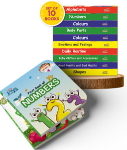 Disha Premium Gift Box Set for 1 - 5 Year Kids/ Children - Early Joys - My First Bundle of Joy 1 - MY LIFE | Learn, Recall, Relate | 10 Board, 2 Activity Books & 2 Charts in a Utility Box | Mini Library