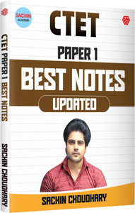 CTET Paper 1 | Best Notes | Sachin Academy | Invincible