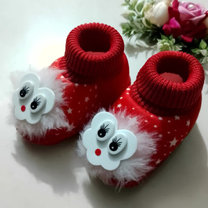 Trecify 0 To 12 Months Baby Boys & Baby Girls Soft Star Cotton Cute Booties