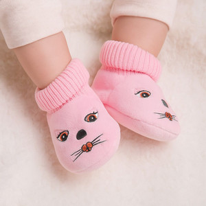 SMARTOTS Baby Shoes 0 Size Cozy, Soft and Stylish Easy Slip-on Design Booties