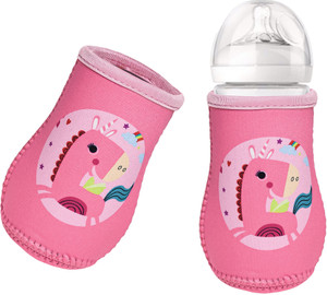 The Little Lookers Cute Patterned Soft Stretchable Baby Feeding Bottle Cover for 125ml,150 to 300ml