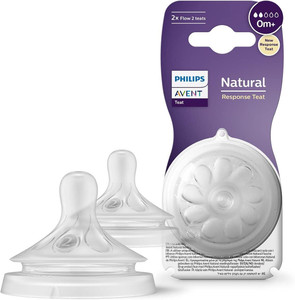 Philips Avent Natural 0M+(SCY962/02) New Born Flow Nipple