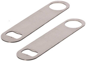 upalabdh 2 PCs Stainless Steel Bottle Opener Can Opener Steel Bottle Opener 18 CM Steel Bottle Opener Bar Hotel PUB Casino Bottle Opener Bottle Opener Set