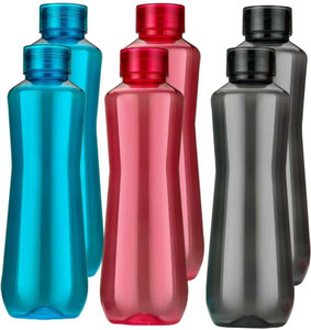 DIPZONVILLA Water Bottle for Fridge Home Office Gym School bottles set combo refrigerator 1000 ml Bottle
