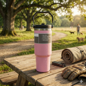 Presentkart Stay Chill 900 ml Pink Steel Sipper Pack of 1 - Image 4