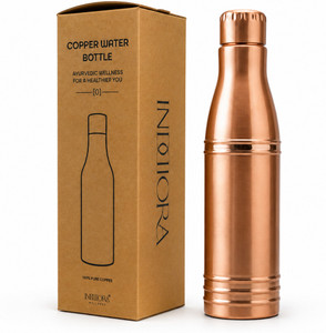 Inddiora 1L Pure Copper Water Bottle - Image 1