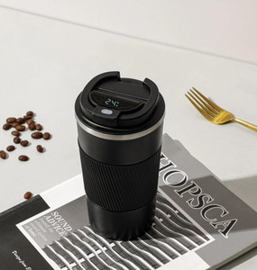 Nirvaana Travel, Insulated Coffee Cup with Leakproof Lid Hot &Cold Water Coffee & Tea Stainless Steel Tumbler