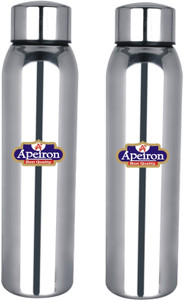 Apeiron Stainless Steel jointless Fridge Water Bottle Silver 930 ml बॉटल