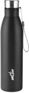 MILTON Aero 1000 980ml Black Stainless Steel Bottle - Image 2