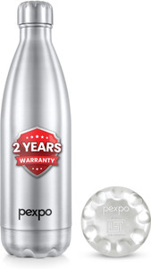 pexpo Electro 1000, Hot&Cold ISI Certified Thermosteel Water Bottle, Leakproof 980 ml Flask