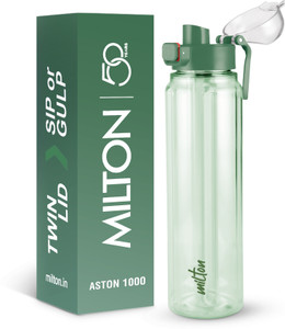 MILTON Aston 1000 1L Plastic Water Bottle Green - Image 6