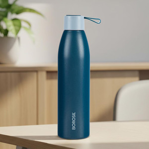 BOROSIL 900ml Duomate Steel Bottle, 24 Hrs Hot & Cold Double Wall Vacuum Insulated Flask 900 ml…