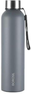 BOROSIL Laguna Made In India Water Bottle, Leakproof, Bottle for Office, School 1000 ml Steel Bottle