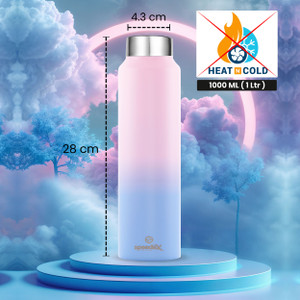 SPEEDEX Stainless Steel Water Bottle for fridge School Gym Sports Home office Boys Girls 1000 ml Bottle