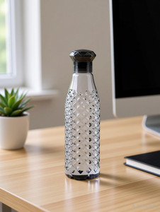 prayati Unbreakable airtight best quality primiyam water bottle for fridge school office 1000 ml Plastic Bottle