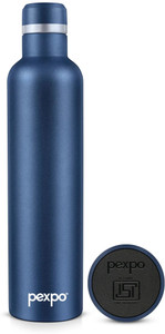 pexpo Water Bottle Hot & Cold Flask ISI Certified Steel Bottle 3 Layer Insulation-Orio 750 ml Steel Flask