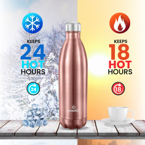 SPEEDEX Stainless Steel Thermosteel Vacuum Insulated Flask 24 Hours Hot and Cold 1000 ml 1000 ml Flask