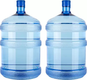 KradFit 20 L Blue water Bottle/camper/Cantainer/water can 20000 ml Bottle (Pack of 2, 20000 ml Bottle