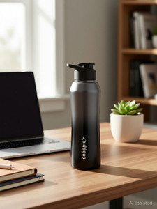 Snapple Aqua Stainless Steel Water Bottle Single Wall� 1000 ml Steel Bottle