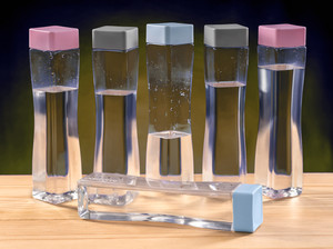 2Mech Plastic water bottle set for fridge bottles square 810 ml
