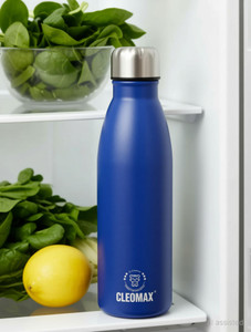 CLEOMAX Stainless Steel Single Wall Water Bottle - Image 1