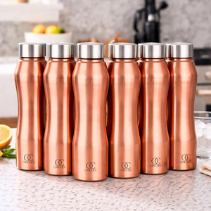 Omichef Stainless Steel Fridge Bottle Set of 6, 1000 ml Pack of 6 - Image 6