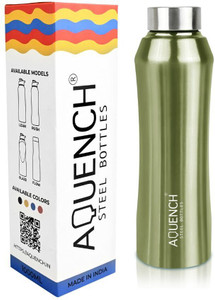 AQUENCH Stainless Steel Water Bottle Tag 1000 ml Bottle 1000 ml Steel Bottle
