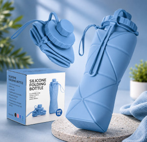 Moushumi Silicone Foldable Water Bottle 600ml - Image 5