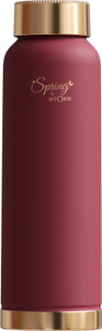 LA'FORTE Heavy Gauge Copper Bottle_Maroon 1000 ml Bottle