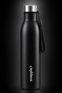 Snapple Tag Black 1000 ml Stainless Steel Bottle (Pack of 1, Black) - Image 1
