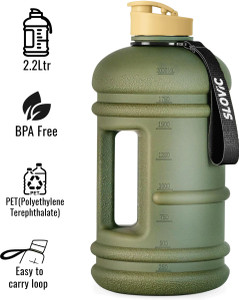 SLOVIC Water Bottle | Gym Water Bottle for Adults | Gallon Water bottle 2200 ml