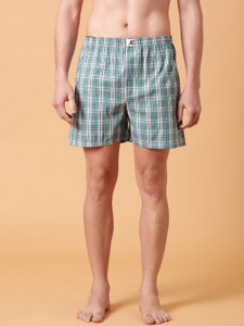 JOVEN Assorted Checkered Men Boxer