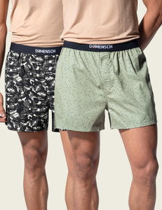 Damensch Cotton Back Pocket Printed Men Boxer