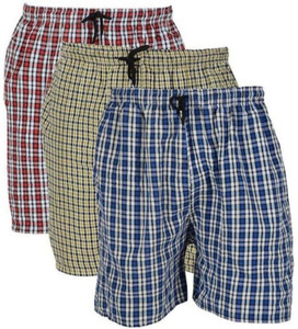 Mufit Checkered Men & Women Boxer