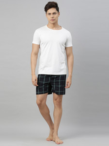 Broon Checkered Men Boxer