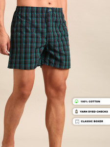 JOVEN Checkered Men Boxer