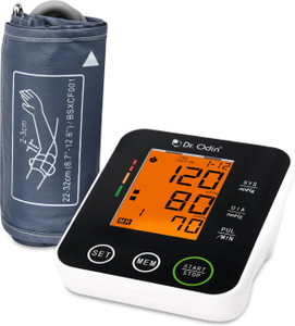 Dr. Odin BSX 516 Blood Pressure Machine With Latest Technology | Support Two Users | WHO Function & Digital LCD Display Blood Pressure Machine with Latest Technology, Support Two Users, WHO Function Bp Monitor